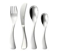 Sambonet 52557-98 Set Posate 4 Pezzi per Bimbo, Collezione Mix, Inox
