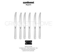 Sambonet - Baguette Acciaio Mirror - Set 6 coltelli frutta |-20%| - Rivenditore
