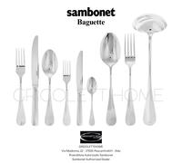 Sambonet - Baguette Manico Cavo Orfevre - Posate 75 pezzi x 12 persone -20%