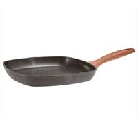 Sambonet Bistecchiera Antiaderente Rock “N” Rose 28x28 Manico Soft Effetto Legno