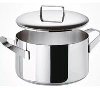 Sambonet Casseruola Acciaio Linea Menu Con Coperchio 20 cm Capacità 3,2 Litri