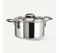 SAMBONET CASSERUOLA ALTA 2 MANIGLIE CON COPERCHIO - HOME CHEF