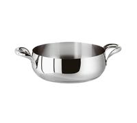SAMBONET CASSERUOLA BASSA 2 MANIGLIE IN ACCIAIO INOX - KIKKA