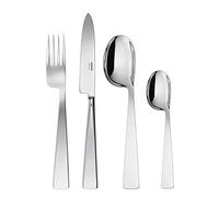 Sambonet Conca Giò Ponti Set di Posate da 24 pz., Servizio, Coltello, Cucchiaio, Forchetta, Acciaio Inox, 52538-82