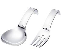 Sambonet Cucchiaio E Forchetta Cm 12 Serie Living Inox - Monoporzione