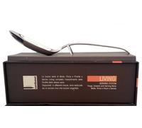 SAMBONET CUCCHIAIO RISOTTO 28cm CONFEZIONATO SILVER PLATE COLLEZIONE LIVING ARG.