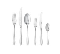 Sambonet Dream 52515-83 Set di Posate da Tavola Monoblocco in Acciaio Inox 18/10, per 6 persone, 36 pezzi: 6 forchette, 6 coltelli, 6 cucchiai, 6 forchette frutta, 6 coltelli frutta, 6 cucchiaini tè