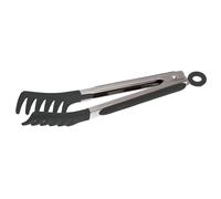 Sambonet Gadgets Pinza, Molla per servire Spaghetti in Acciaio Inox 18/10 e Silicone, Lavabile in Lavastoviglie, 23 cm, Colore Nero