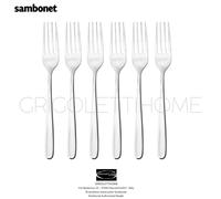 Sambonet - Hannah Acciaio Mirror - Set 6 forchette frutta |-20%| - Rivenditore
