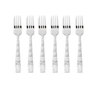 SAMBONET Jungle Posate Forchette Dolce Dessert Set 6 Pezzi Acciaio Inox
