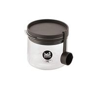 Sambonet Kitchen Jars Barattolo con Dosatore, Vetro, Grigio Scuro, 10.5 cm