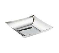 Sambonet Linea Q Fruttiera/Cesto pane acciaio, acciaio argentato 24 X 24 cm