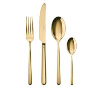 Sambonet Set posate Linear Mirror Pvd Gold 24 pezzi per 6 persone