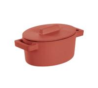 Sambonet Mini casseruola ovale cocotte ghisa smaltata 13 X 10 cm