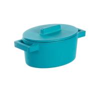 Sambonet Mini casseruola ovale cocotte ghisa smaltata 13 X 10 cm