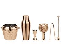 Sambonet Paderno Mixology Set Accessori da Bar, 6 Pezzi Rame
