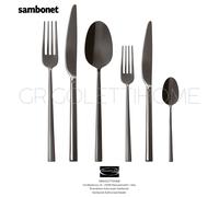 Sambonet - Rock 2black Nero - Set Posate 36 pezzi per 6 persone