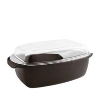 Sambonet, Rock & Rose, Rostiera con coperchio , Alluminio