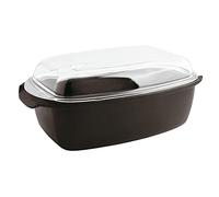 Sambonet - Rostiera Rock & Rose Black c/Coperchio 32x21cm 51025-32