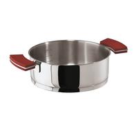 Sambonet Serie 12 o'Clock Rosso Grigio Casseruola bassa interno graduato