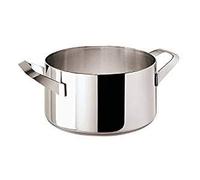 Sambonet Serie Menu Casseruola Alta 2 Maniglie 24 cm Argento Acciaio 5,2 Lt