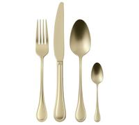 SAMBONET - Servizio 24 Pz Monoblocco Royal Antique Pvd Champagne