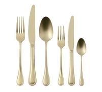 SAMBONET - Servizio 36 Pz Monoblocco Royal Antique Pvd Champagne