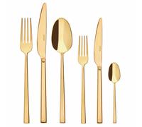 Sambonet - Servizio Tavola 36 Pezzi Posate Rock PVD Oro Lucido Sambonet 52762G83