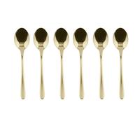SAMBONET SET 6 CUCCHIAINI CAFFE 12 CM IN ACCIAIO INOX - TASTE MIRROR PVD
