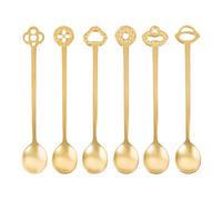 Sambonet Set 6 Cucchiaini Party Oriental Oro PVD