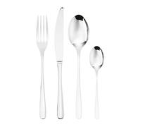 Sambonet Taste 52553-G2 - Set di Posate da Tavola monoblocco in acciaio inox 18/10, per 12 persone, 48 pezzi: 12 forchette, 12 cucchiai, 12 coltelli, 12 cucchiaini da tè