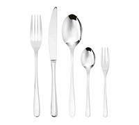Sambonet Taste 52553-G6 - Set di Posate da Tavola monoblocco in acciaio inox 18/10, per 6 persone, 30 pezzi: 6 forchette, 6 cucchiai, 6 coltelli, 6 cucchiaini da tè, 6 forchette dolce