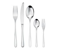 Sambonet Taste 52553-N2 - Set di Posate monoblocco in acciaio inox 18/10, per 12 persone, 60 pezzi: 12 forchette, 12 cucchiai, 12 coltelli, 12 cucchiaini da té, 12 forchette dolce