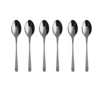Sambonet - Taste Set di 6 Cucchiaini da Caffè in Acciaio Inox, Cucchiai da Dessert finitura PVD, Lavabili in lavastoviglie, Nero