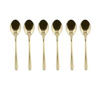 Sambonet - Taste Set di 6 Cucchiaini da Caffè in Acciaio Inox, Cucchiai da Dessert finitura PVD, Lavabili in lavastoviglie, Champagne