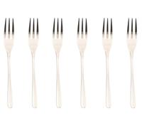 SAMBONET - Taste Champagne Posate Forchette da Dessert 6 Pezzi PVD Acciaio Inox