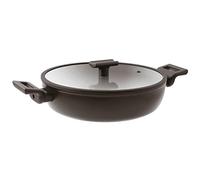 Sambonet Tegame 2 Maniglie Cm 24 C/Coperchio Titan PRO Double Induction Alluminio