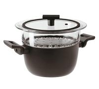 Sambonet Vaporiera 2 M. Cm 20 C/Coperchio Titan PRO Double Induction Alluminio