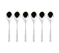 SAMBONET Venezia Cucchiaini Moka Caffè Set 6 Pezzi Posate Acciaio Inox