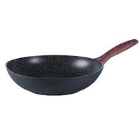 Sambonet Wok Antiaderente Rock “N” Roses 28 cm Manico Soft Effetto Legno