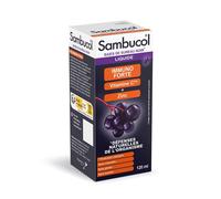 Sambucol Immuno Forte Bacche Di Sambuco Nero Gusto Frutti Rossi Sciroppo 120 ml - Integratore
