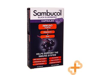 Sambucol Nero Elderbery Immuno Forte Sistema Immunitario Supplemento 30 Pillole