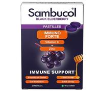 Sambucol Pastilles Immuno Forte Vit C & Zinco, Miele - 20 Pastiglie (Confezio...