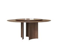 SAMCIOI Tavolino da Caffè Tavolo da pranzo retrò for piccole famiglie con giradischi rotondo for hotel e ristoranti