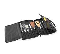 samdew Borsa Coltelli da Chef, Custodia Coltelli Professionali per Chef con Oltre 20 Slot e Lockhole, Borsa a Rullo da Cuoco per Utensili per Coltelli, Porta Coltelli da Viaggio, Solo Borsa