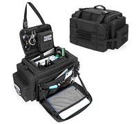 SAMDEW Borsa da Pattuglia per Attrezzi Della Polizia, Organizer per Sedile Anteriore per Auto, Camionisti e Viaggiatori, con Strato per Laptop(fino a 15,6"),Compatibile con MOLLE