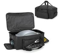 SAMDEW Copertura per barbecue per esterni, compatibile con barbecue elettrico Weber Q1400, portatile, compatibile con Weber Q1000 Q1200, barbecue a gas propano, solo borsa