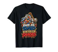 Same As Dad But with More Snacks Nonno Divertente Umorismo Maglietta