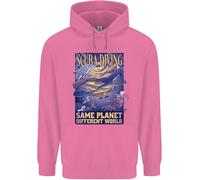 Same Planet Different World Uomo Felpa