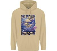 Same Planet Different World Uomo Felpa